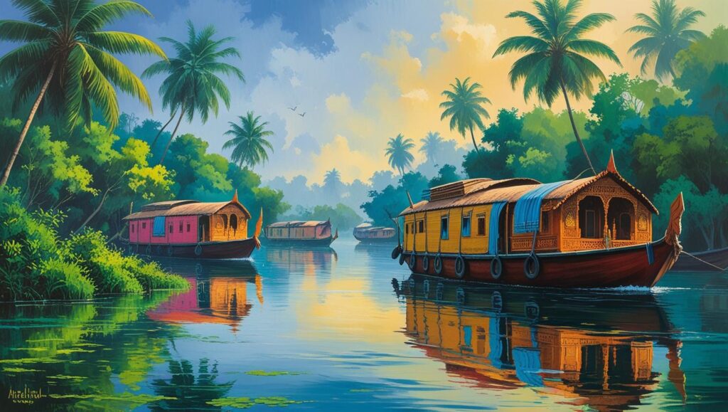 Kerala Alleppey Houseboats