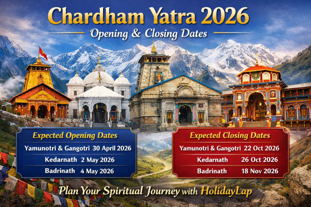 Chardham yatra Opening and Closing dates