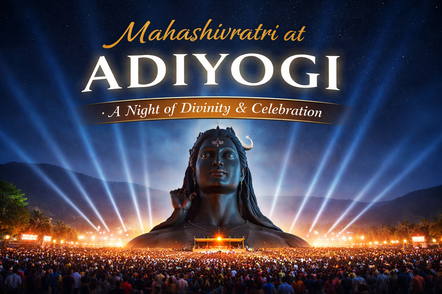 Mahashivratri at Adiyogi statue