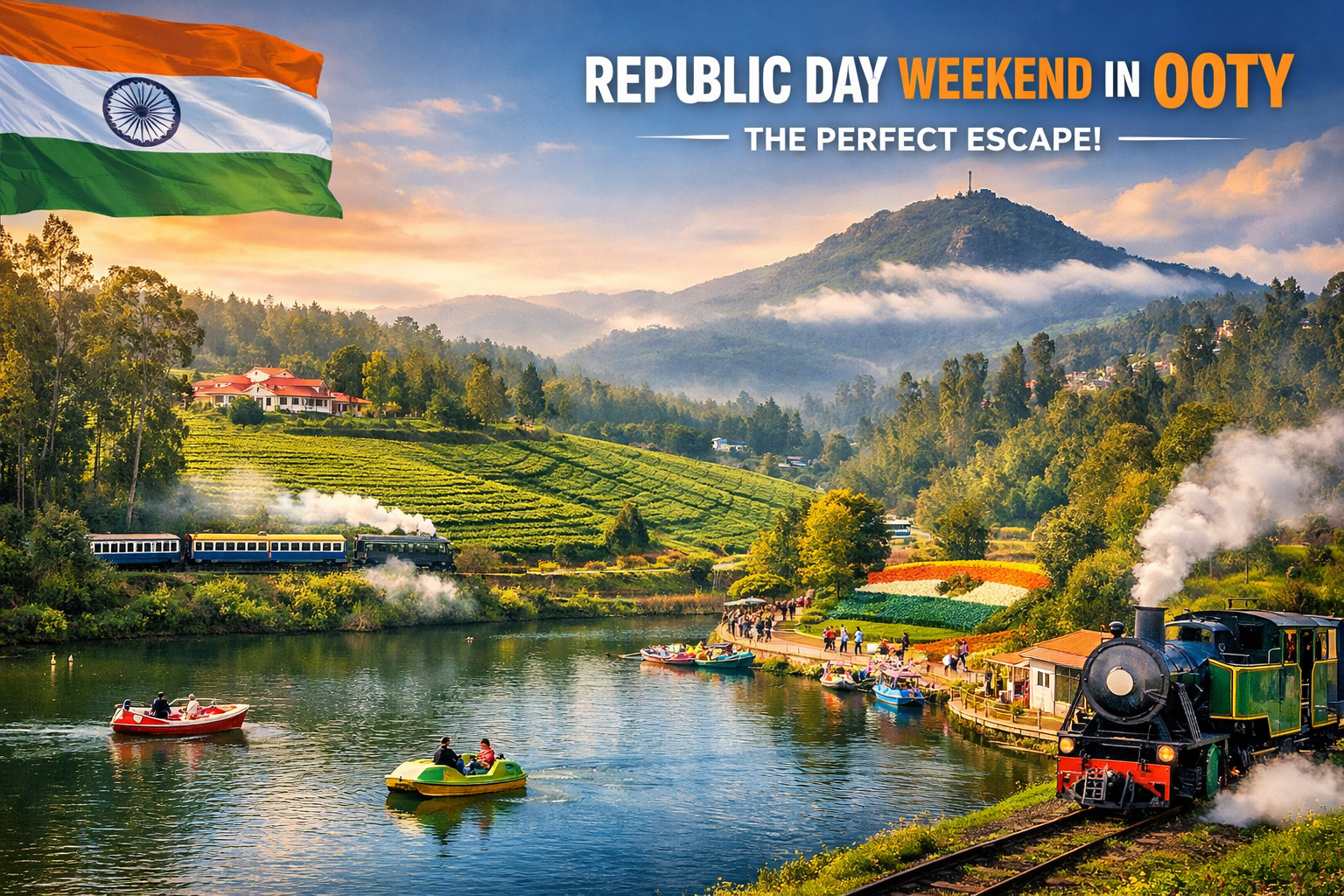 Republic day weekend on Ooty