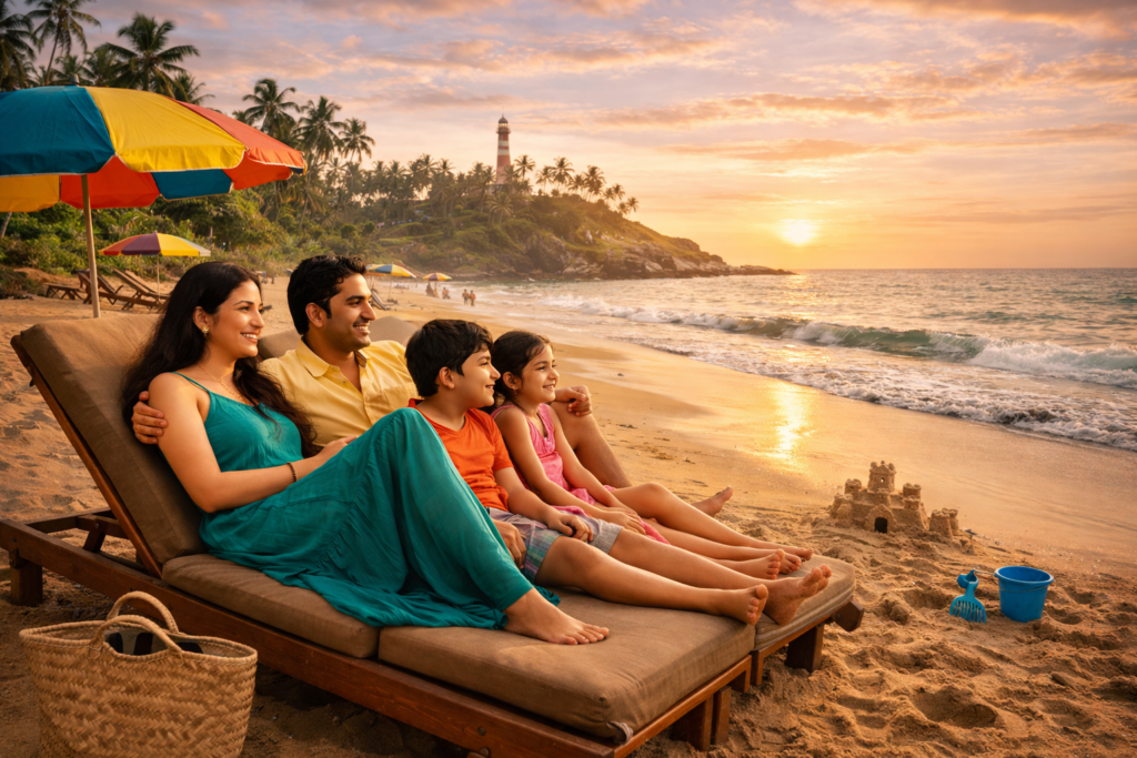 Kovalam beach Kerala