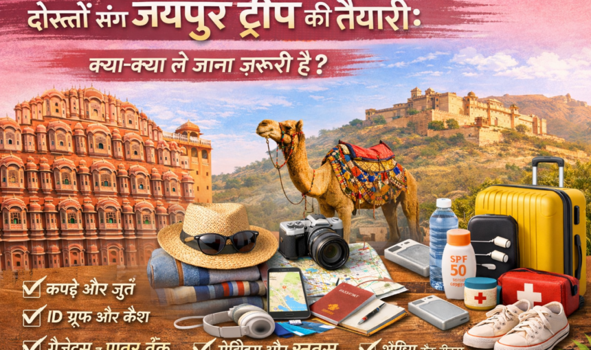 दोस्तों संग जयपुर ट्रिप की तैयारी: क्या-क्या ले जाना ज़रूरी है?