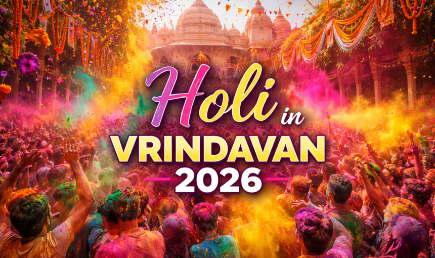 Holi in Vrindavan 2026: Where Colors Meet Krishna’s Eternal Love
