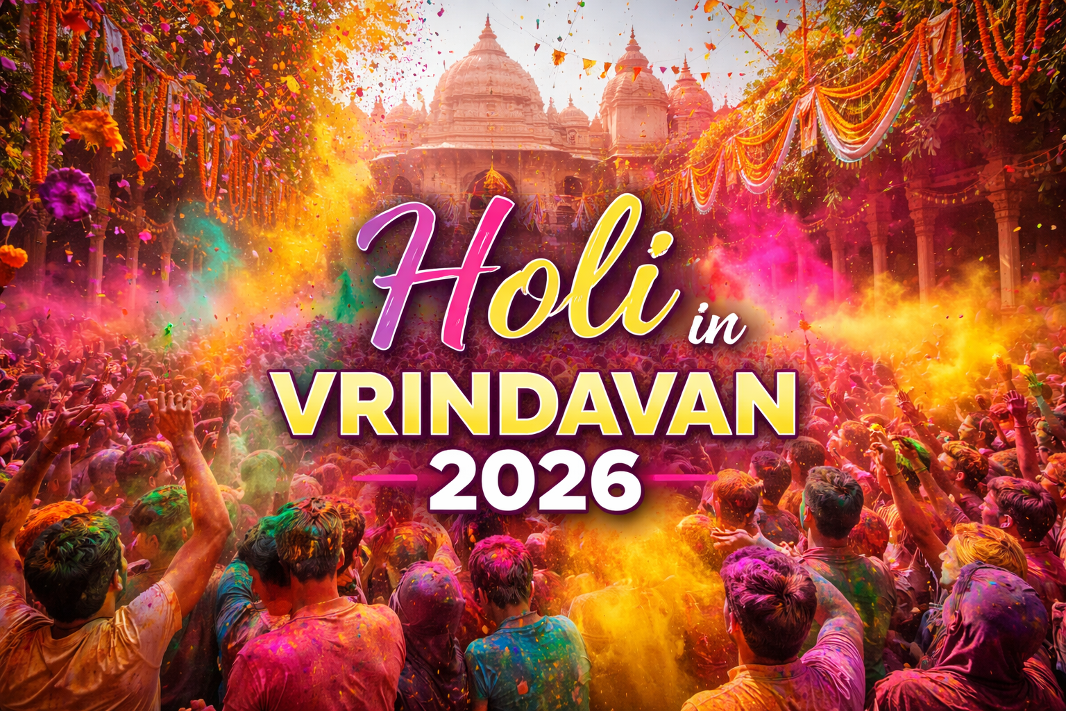Holi Vrindavan 2026