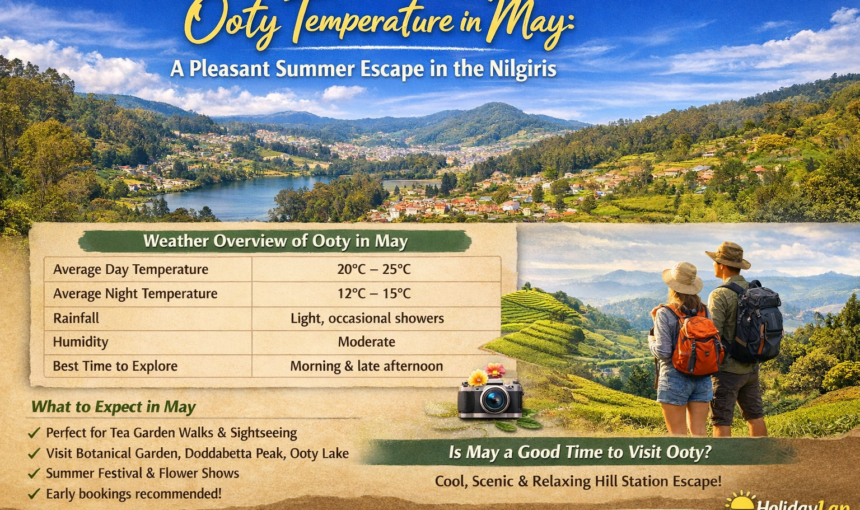 Ooty Temperature in May: A Pleasant Summer Escape in the Nilgiris
