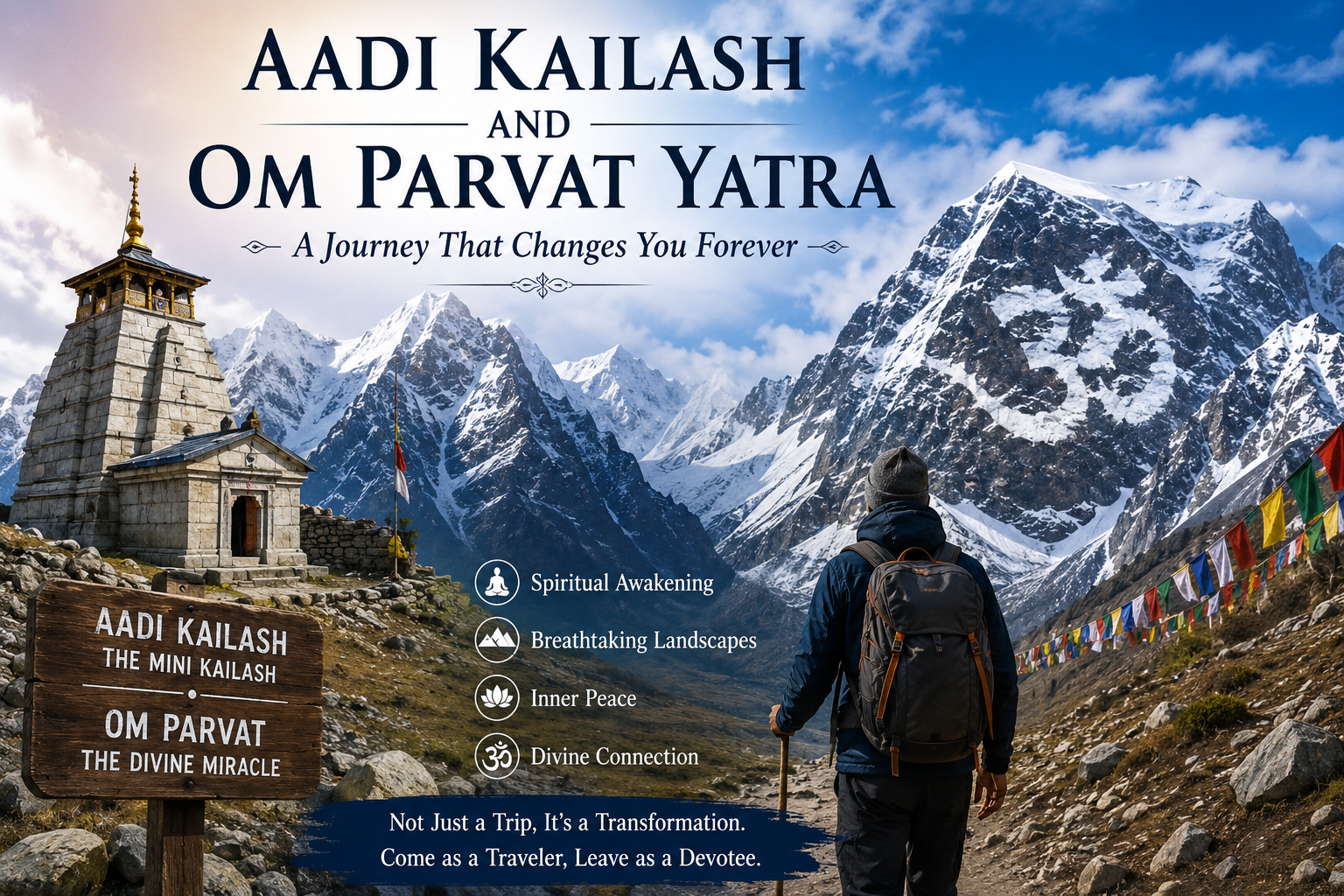aadi kailash and Om Parvat